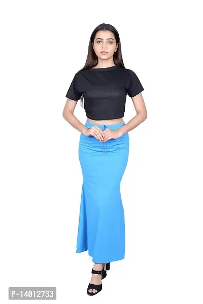 PREETHI SHAPEWEAR Seamless Spandex Saree Shapewear for Women | Mermaid Fit Petticoat Saree Silhouette for Saree-thumb3