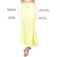 PREETHI SHAPEWEAR Seamless Spandex Saree Shapewear for Women | Mermaid Fit Petticoat Saree Silhouette for Saree-thumb1