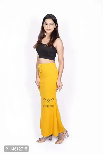 PREETHI SHAPEWEAR Seamless Spandex Saree Shapewear for Women | Mermaid Fit Petticoat Saree Silhouette for Saree-thumb4