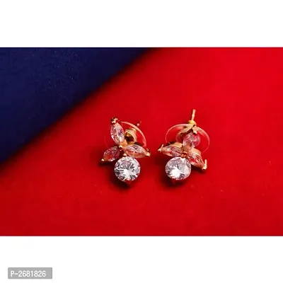 Women Rose gold Earrings-thumb0