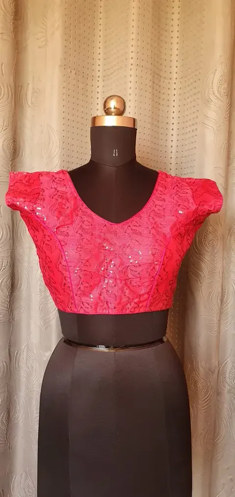 Reliable Brocade Self Design Stitched Blouses For Women