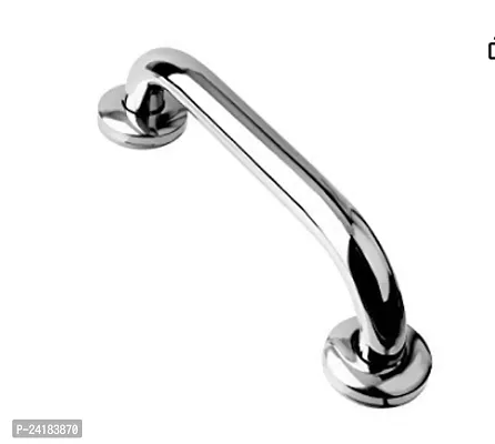 Stainless Steel Grab Bar || Steel Handle || Bathroom Grab Bar || Safety Hand Support Balance Handle Bars || Wall Mounted - Size 12 Inches