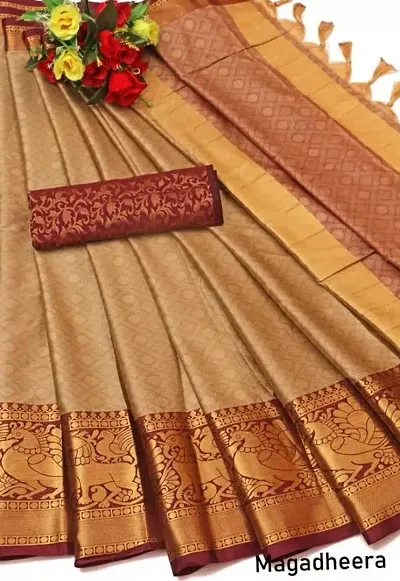 Stylish Fancy Designer Silk Saree With Blouse Piece For Women