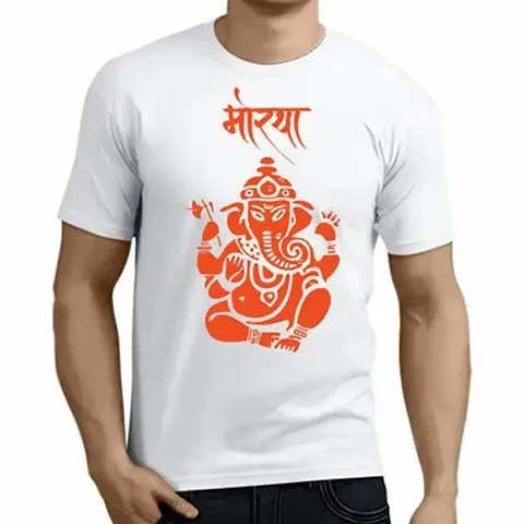 Ganesha Printed Polyester T-Shirt