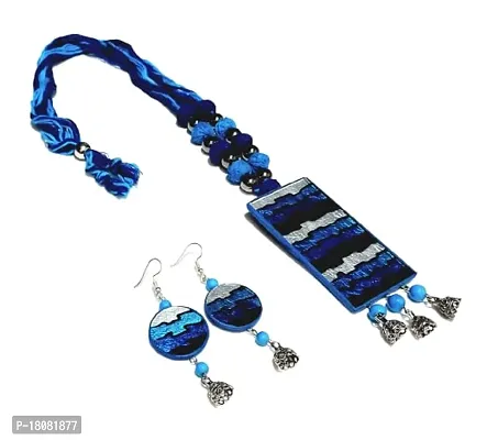 Fashweave Handmade and Handpainted Glass Jewellery Sets for Women and Girls