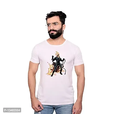 NITYANAND CREATIONS Printed, Typography Men Round Neck White T-Shirt - Buy  NITYANAND CREATIONS Printed, Typography Men Round Neck White T-Shirt Online  at Best Prices in India