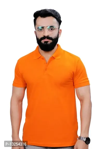 Ornage Colour Polo T shirt