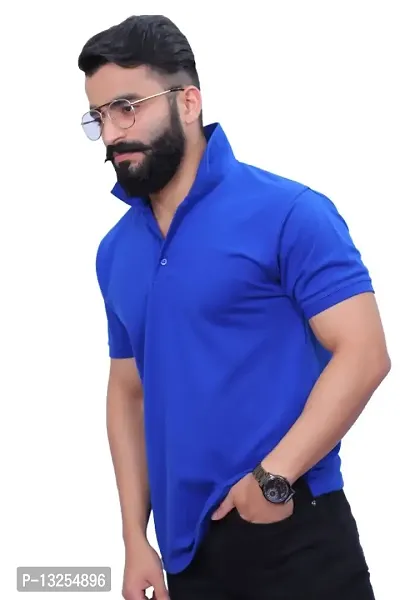 Dark Blue Color Polo T-Shirt