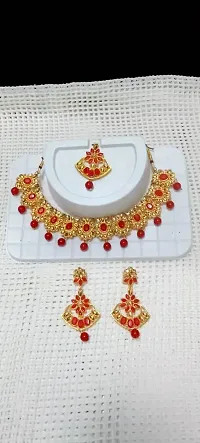 Stylish Brass Jewellery Set For Women