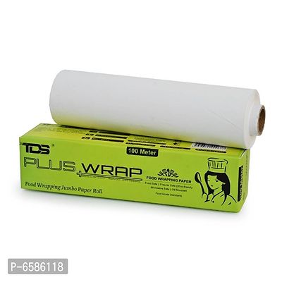 PLUS WRAP 100 Meter (1 kG) Organic Food Grade Wrapping Butter Paper