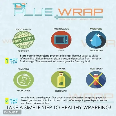 PLUS WRAP 30 Meter Organic Food Grade Wrapping Butter Paper-thumb2