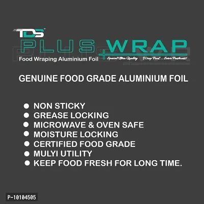 TDS PLUS WRAP 11 Meter Aluminium Foil Paper Pack 4-thumb2
