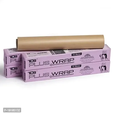 TDS PLUS WRAP 18 Meter Plain Brown Butter Paper Pack 4