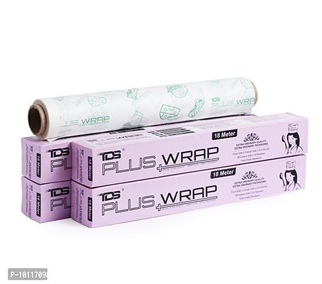 TDS PLUS WRAP 18 Meter Print (Green) Butter Paper Pack 4