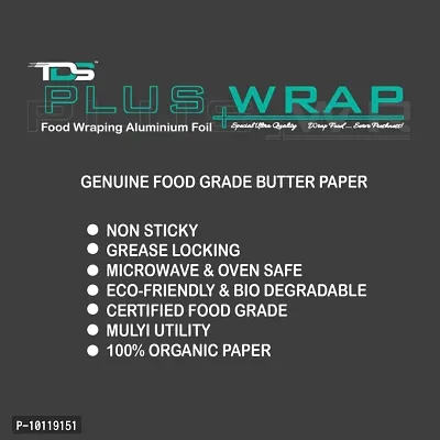 TDS PLUS WRAP 11 Meter Print (Green) Butter Paper Pack 4-thumb5