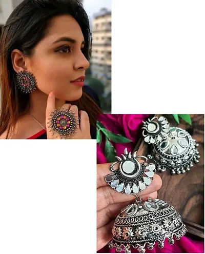 Oxidized Jhumka