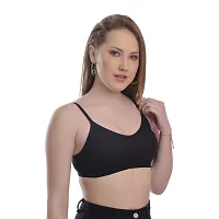 BELLABEAUTY Women Non Padded Sports Bra Pack of 3 (38, Multicolour 4)-thumb2