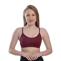 BELLABEAUTY Women Non Padded Sports Bra Pack of 3 (32, Multicolour 2)-thumb3