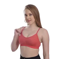 BELLABEAUTY Women Non Padded Sports Bra Pack of 3 (32, Multicolour 2)-thumb1