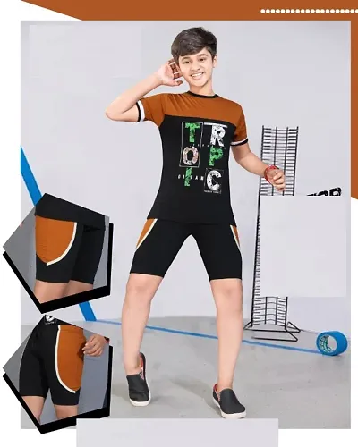 Boy's T Shirts with Shorts