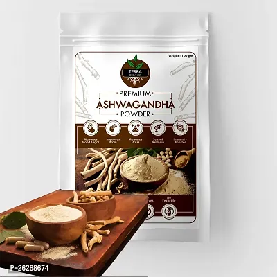 TEERA Organics Ashwagandha Powder | Energy and Immunity Booster | Helps Anxiety  Stress Relief ndash; 100 GM