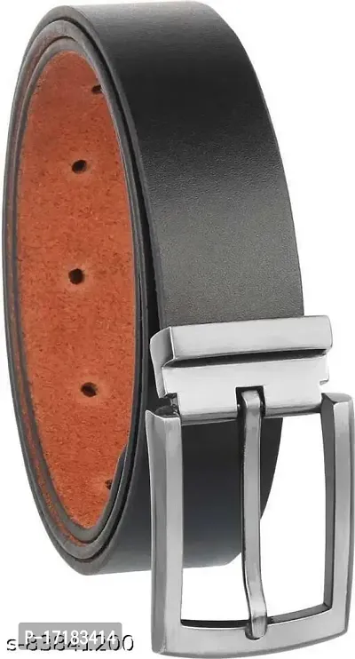 TB_Men's Classy Genuine Leather Belt with Stanless Buckle-thumb2