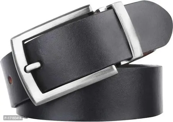 TB_Men's Classy Genuine Leather Belt with Stanless Buckle-thumb0