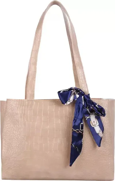 THIBAULT Women's Fashionable Aesthetic Croco Shoulder Tote bag