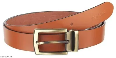 TB_Men's Classy Genuine Leather Belt with Stanless Buckle-thumb2