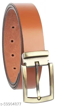 TB_Men's Classy Genuine Leather Belt with Stanless Buckle-thumb1