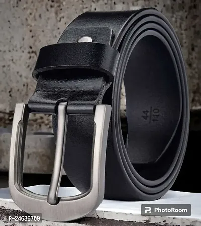 Mens Stylish Fashionable  Genuine Leather belt With Stainless Steel Buckle-thumb0