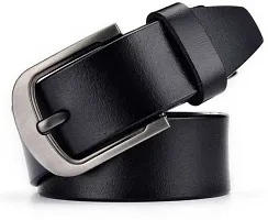 Mens Stylish Fashionable  Genuine Leather belt With Stainless Steel Buckle-thumb1