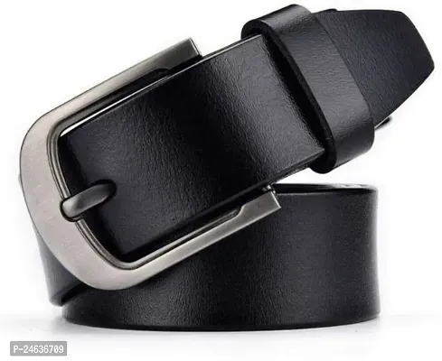 Mens Stylish Fashionable  Genuine Leather belt With Stainless Steel Buckle-thumb2