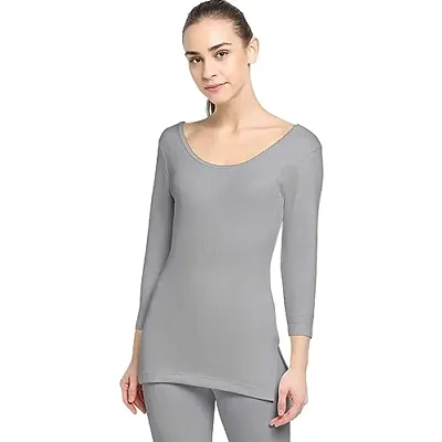 Buy Ladies 3/4 Thermal Top and Lower Set Women's Cotton Thermal 3