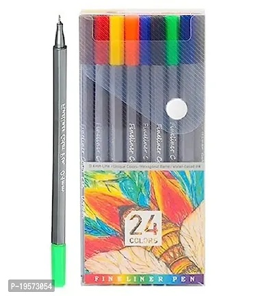 Art Alternatives Fine Liner Pen Set/24, Multicolor
