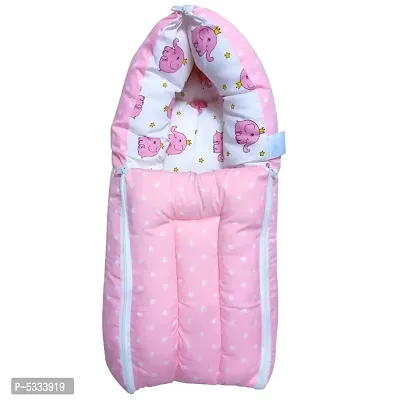 Cotton Baby Carry Bed Cum Sleeping Bag-thumb0