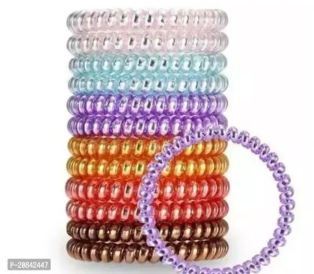 Designer Multicoloured Plastic Rubber Bands For Women-thumb0