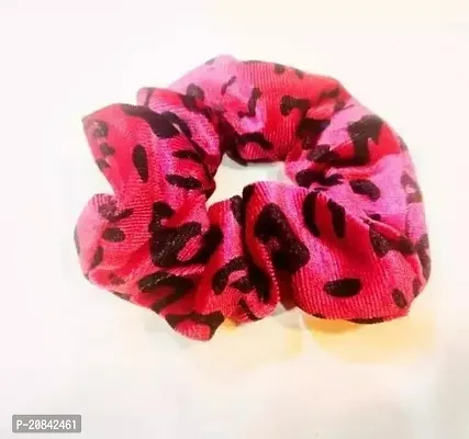 Designer Multicoloured Fabric Rubber Bands For Women