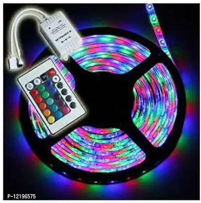 Dream Sight 5 Meter RGB Led Strip Light with IR Remote Control Color Changing Waterproof Decorative Light for Bedroom, Tv Backlight, Home, Office, Diwali, Eid, Christmas-thumb0