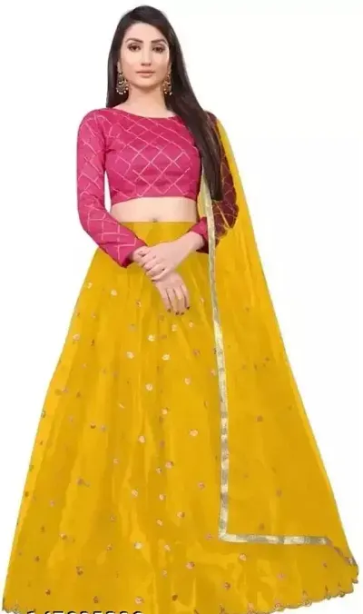 Designer Satin Lehenga Cholis For Women