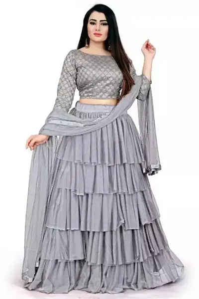 Women Ruffle Lehenga Choli