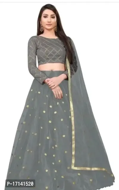 Attractive Net Lehenga For Women-thumb0