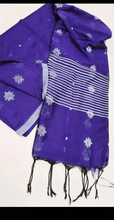 New In Cotton Saree without Blouse piece 