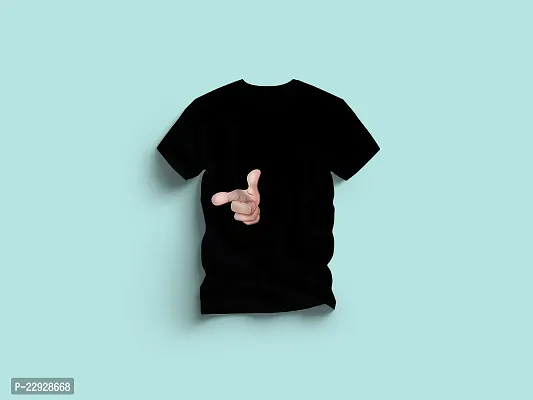 Fancy Poly Cotton T-shirts for Men-thumb0