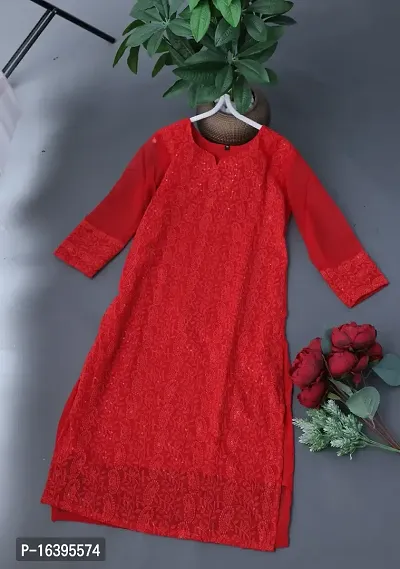 Fancy Georgette Kurti for Women-thumb2