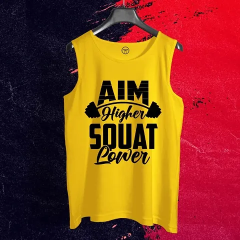 Mens Workout Gym Stringer Vest Sando