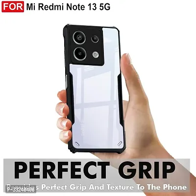 Mobiclonics Back Cover For Redmi Note 13 5g - Black-thumb3