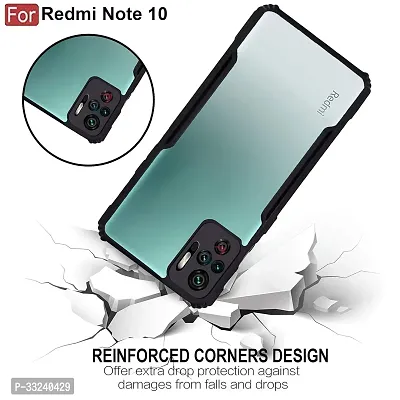 Mobiclonics Back Cover For Redmi Note 10s - Black-thumb3