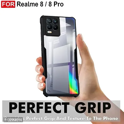 Mobiclonics Eagle Back Cover For Realme 8 Pro - Black-thumb3