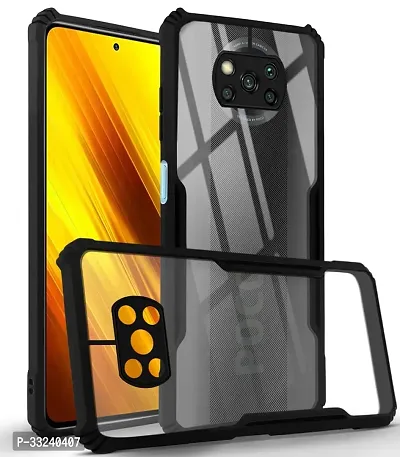 Mobiclonics Back Cover For Poco X3 pro - Black-thumb0